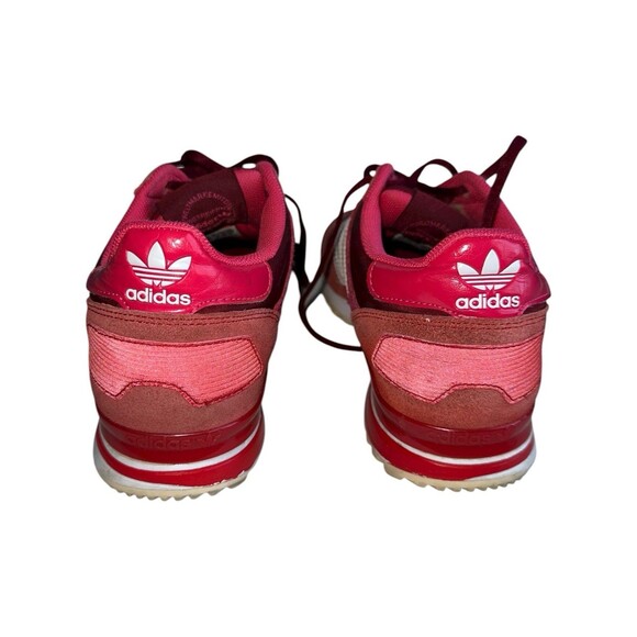 Adidas ZX 700 G95955 Burgundy Red White Suede Sneakers US size 8 - Picture 11 of 16